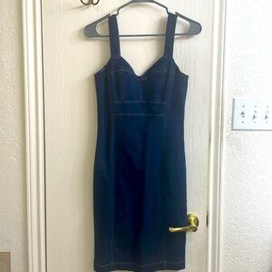 White House Black Market denim dress